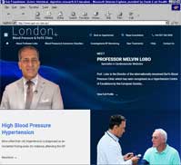 London Blood Pressure & Pots Clinic<br>Professor Melvin Lobo