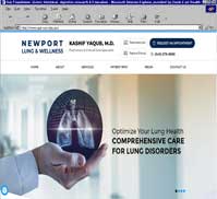 Newport Lung and Wellness<br>Kashif Yaqub, M.D.