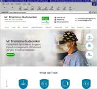 Mr. Shantanu Gudsoorkar<br>MBBS, MS, FRCS, FRCOphth