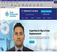 Stoke Orthopaedic Solutions<br>Mr. Siddharth P. Govilkar