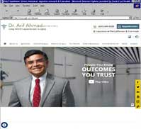 Dr. Arif Ahmad MD FACS FRCS