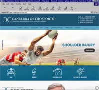 Canberra Orthosports<br>Dr. Rob Creer
