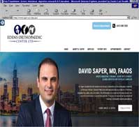 Edens Orthopaedic Center LTD.<br>David Saper, MD, FAAOS