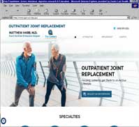 Outpatient Joint Replacement<br>Matthew Harb, M.D.