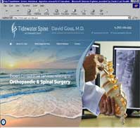Tidewater Spine and Orthopaedic Center<br>David Goss, M.D.