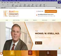 NeuroRehabilitation Consultants New York City<br>Michael W. O'Dell, M.D.