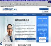 Comron Saifi, M.D.