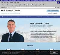 Prof. Edward T Davis<br> MB ChB MSc PGCME FRCS (Trauma & Orthopaedics)